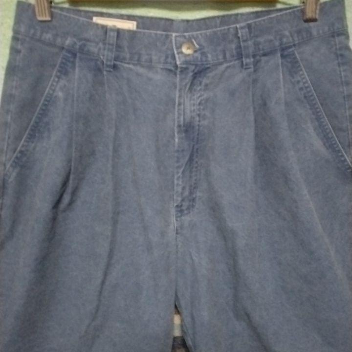 80s90s　L.L.Bean　ショートパンツ　USA製インデッゴ　ヴィンテージ