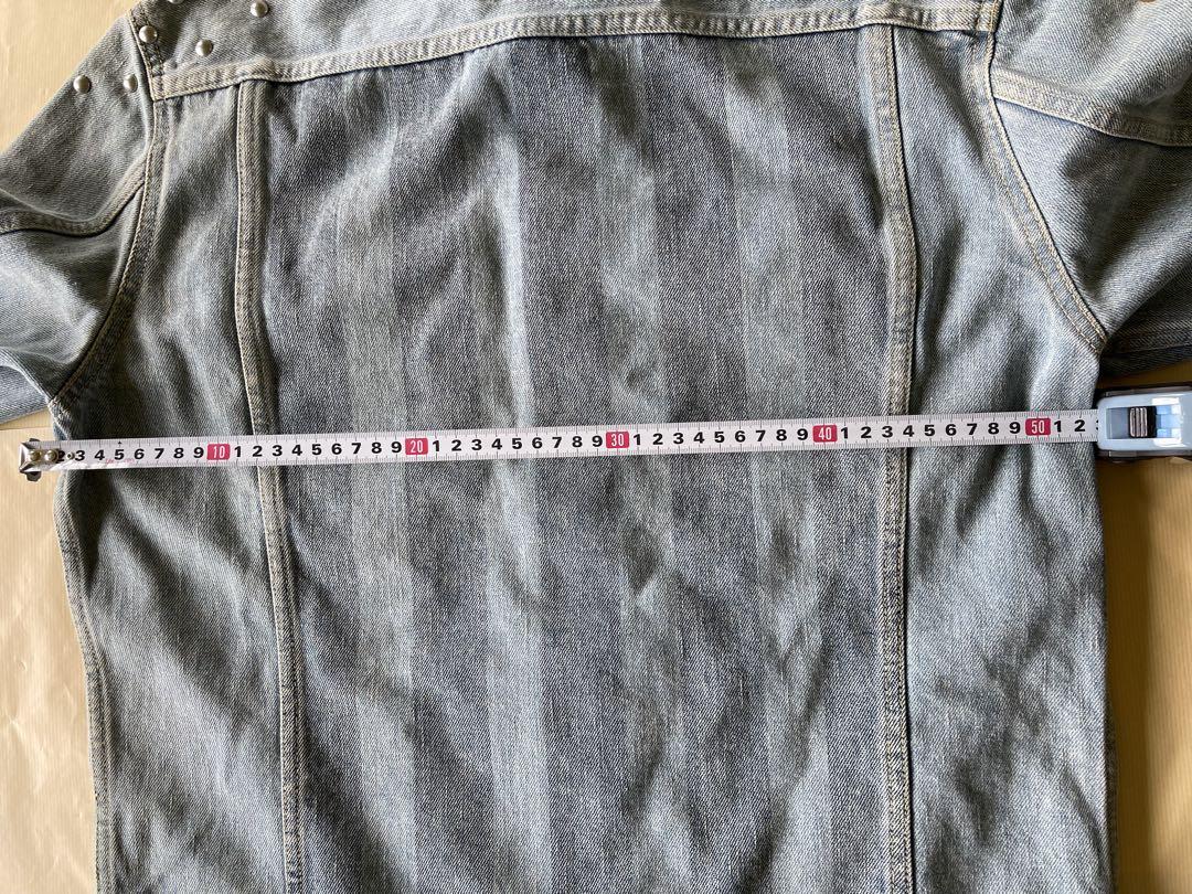 マックダディー　デニムジャケット mackdaddy ◼️【 XL 】美品 MACK DADDY スタッズ付きデニムジャケット