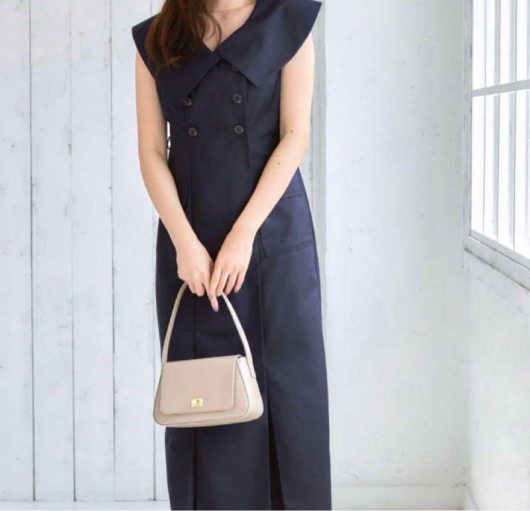 herlipto Saint Charles Big Collar Dress
