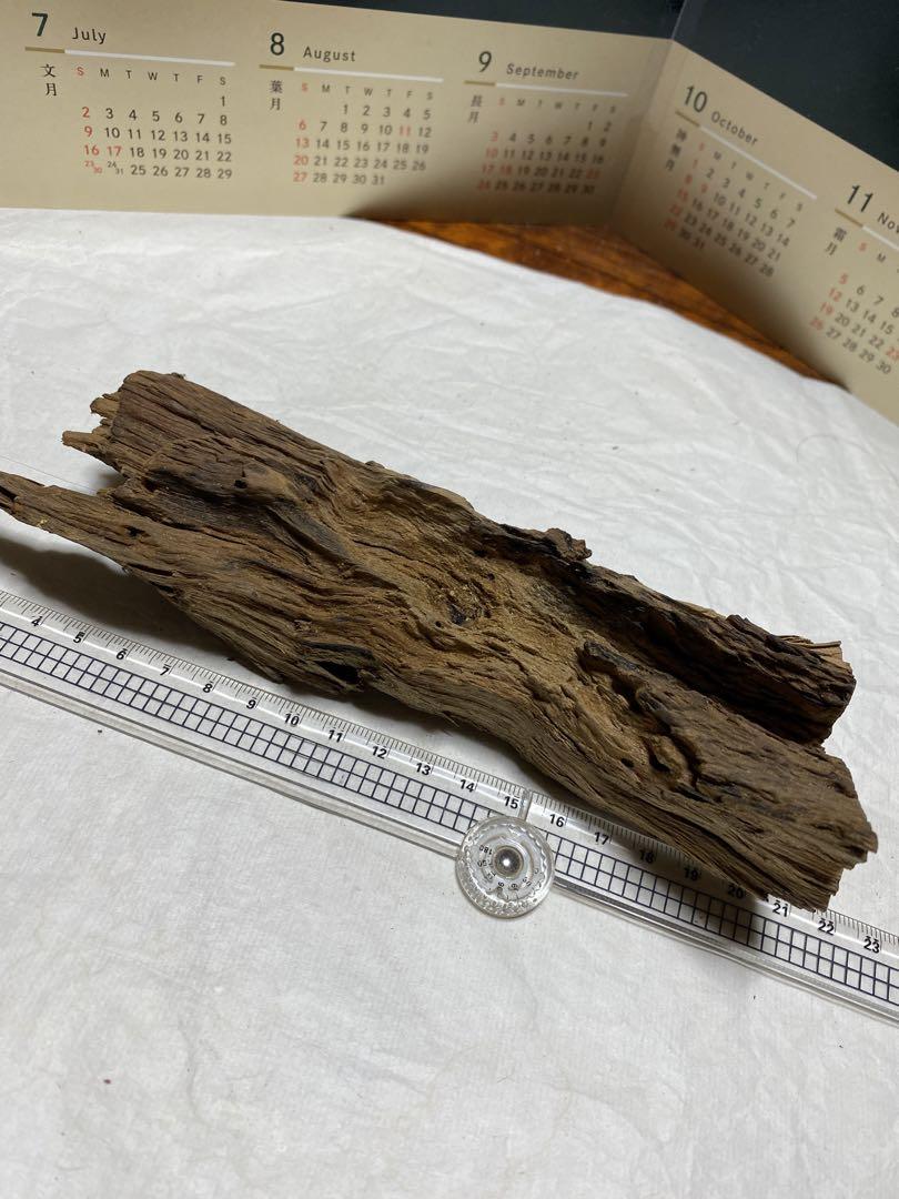 天然沈香樹香木「菩薩沈香」原木163g 茶道具 六國五味伽羅黄熟香