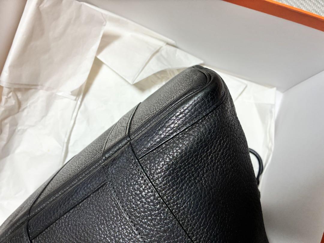 HERMES ガーデンパーティー　TPM 30 黒　エルメス　ネゴンダ