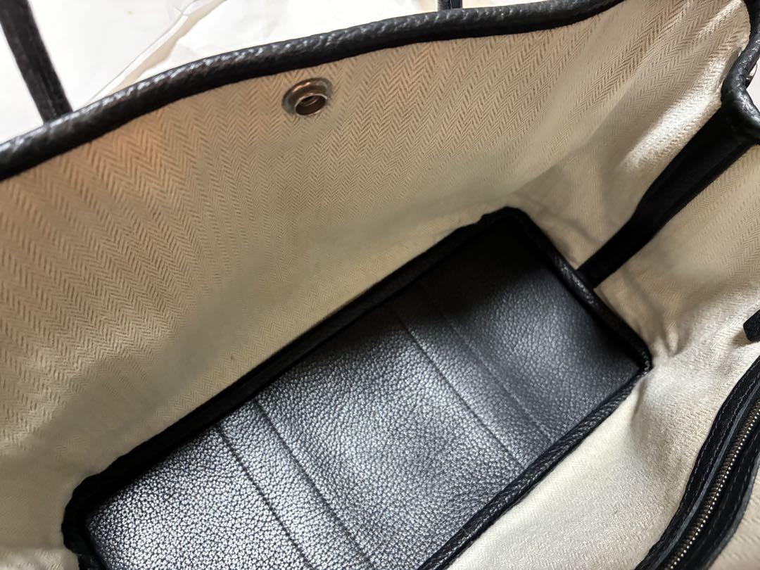 HERMES ガーデンパーティー　TPM 30 黒　エルメス　ネゴンダ