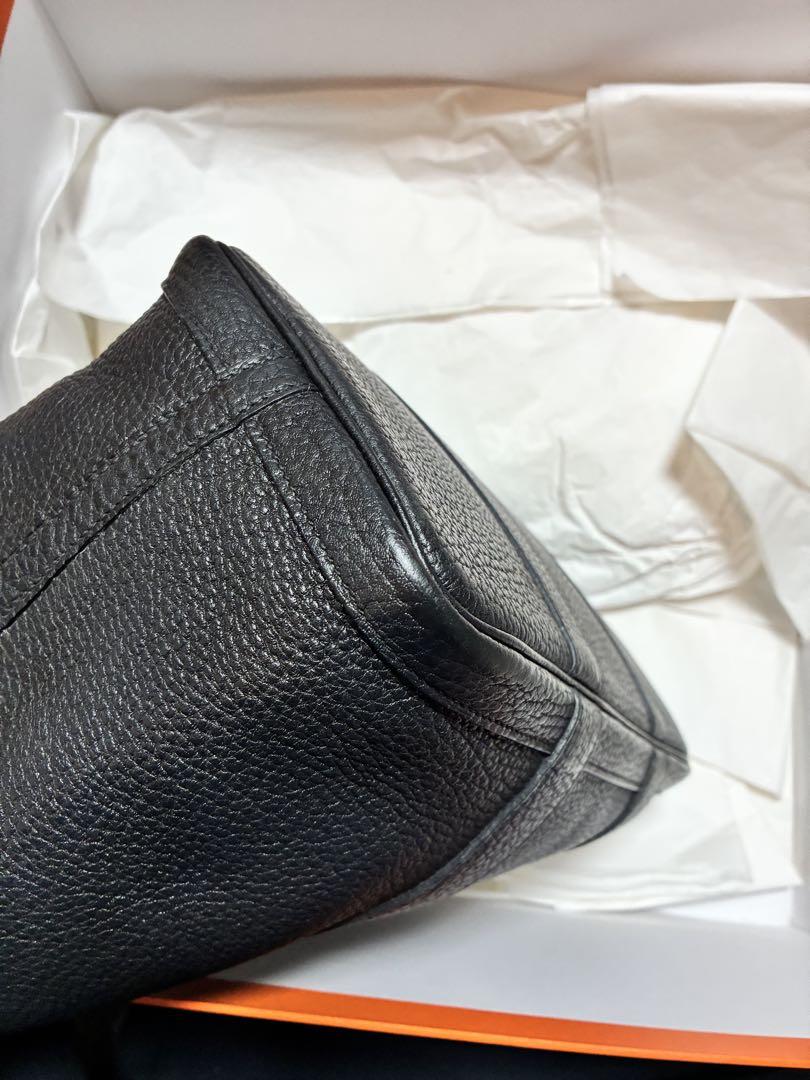 HERMES ガーデンパーティー　TPM 30 黒　エルメス　ネゴンダ