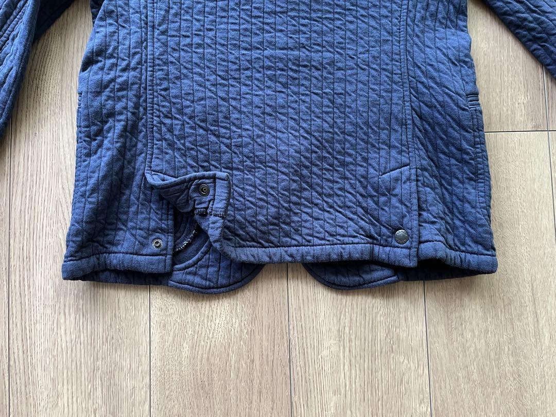 ARMENノーカラーコットンキルトジャケットフランス製です。