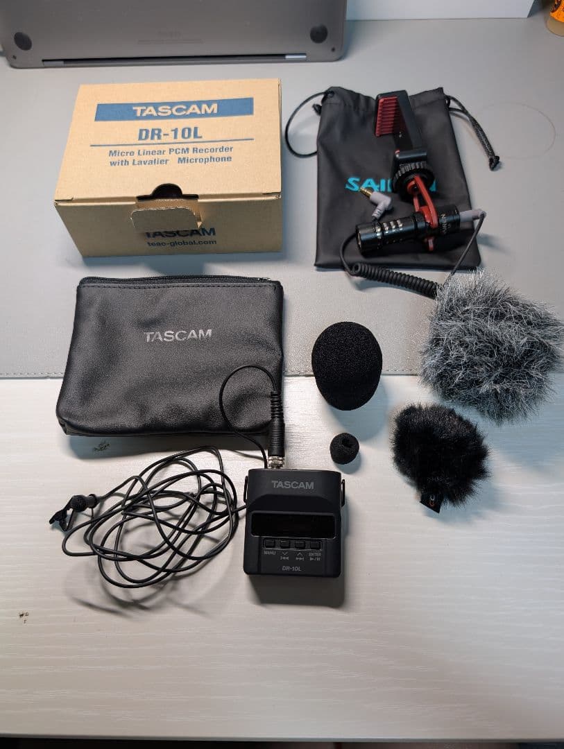 TASCAM DR-10L SAIREN　ピンマイク　その他付属品