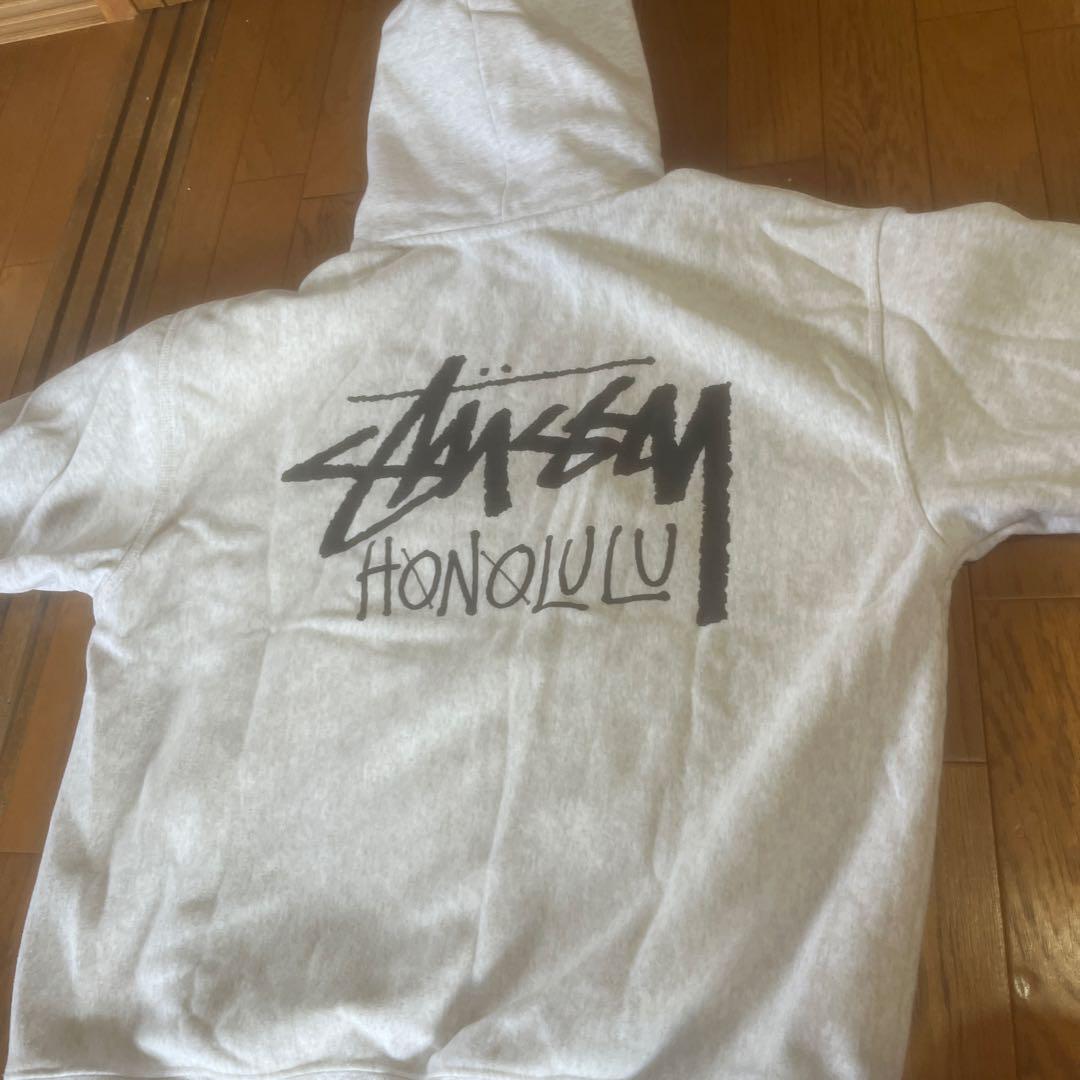 Stüssy グレー フーディー HONOLULU