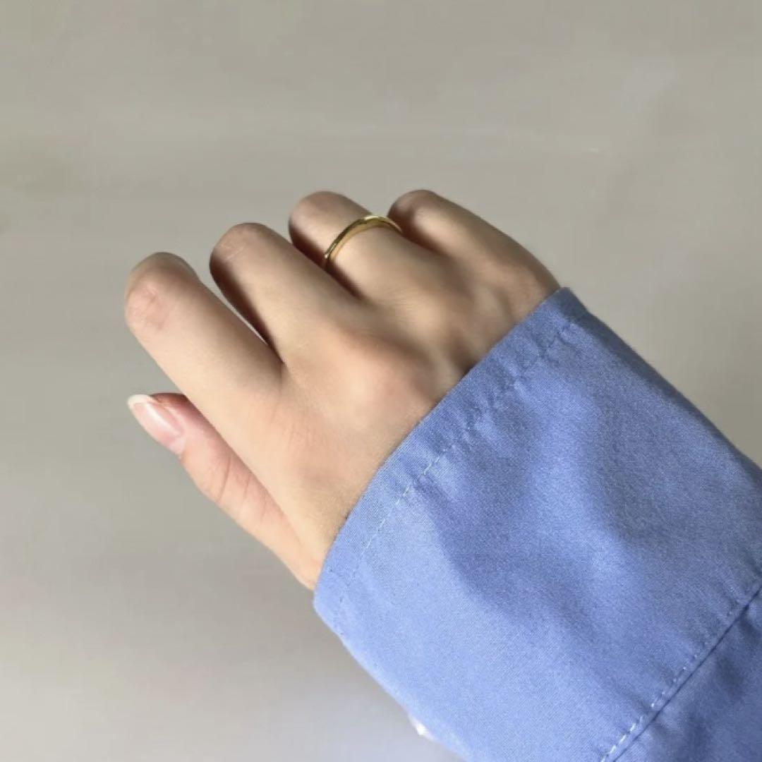 未使用】BYOKA ビョーカ LUMPY RING（SIZE：#11）ゴールド