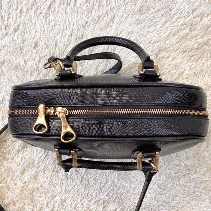 極美品✨トフアンドロードストーン ミニヨン レザー リザード 2way