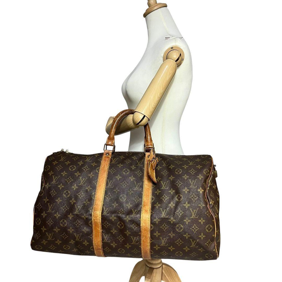 【鑑定済】ルイヴィトン キーポル50 モノグラム ボストンバッグ 旅行用バッグ 【鑑定済】ルイヴィトン キーポル50 モノグラム ボストンバッグ 旅行用バッグ