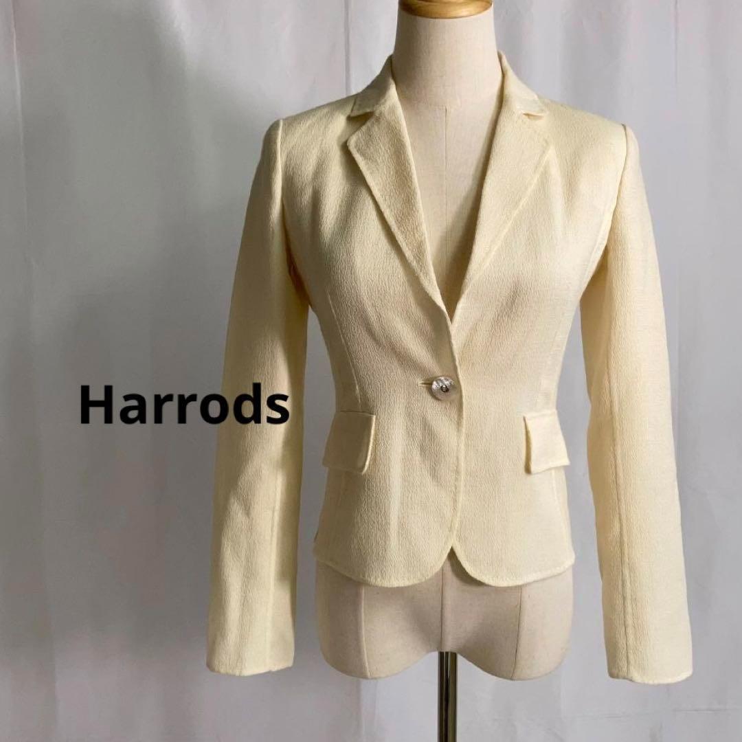 人気沸騰ブラドン 【Harrods】ウール100%薄手ショートジャケット 日本