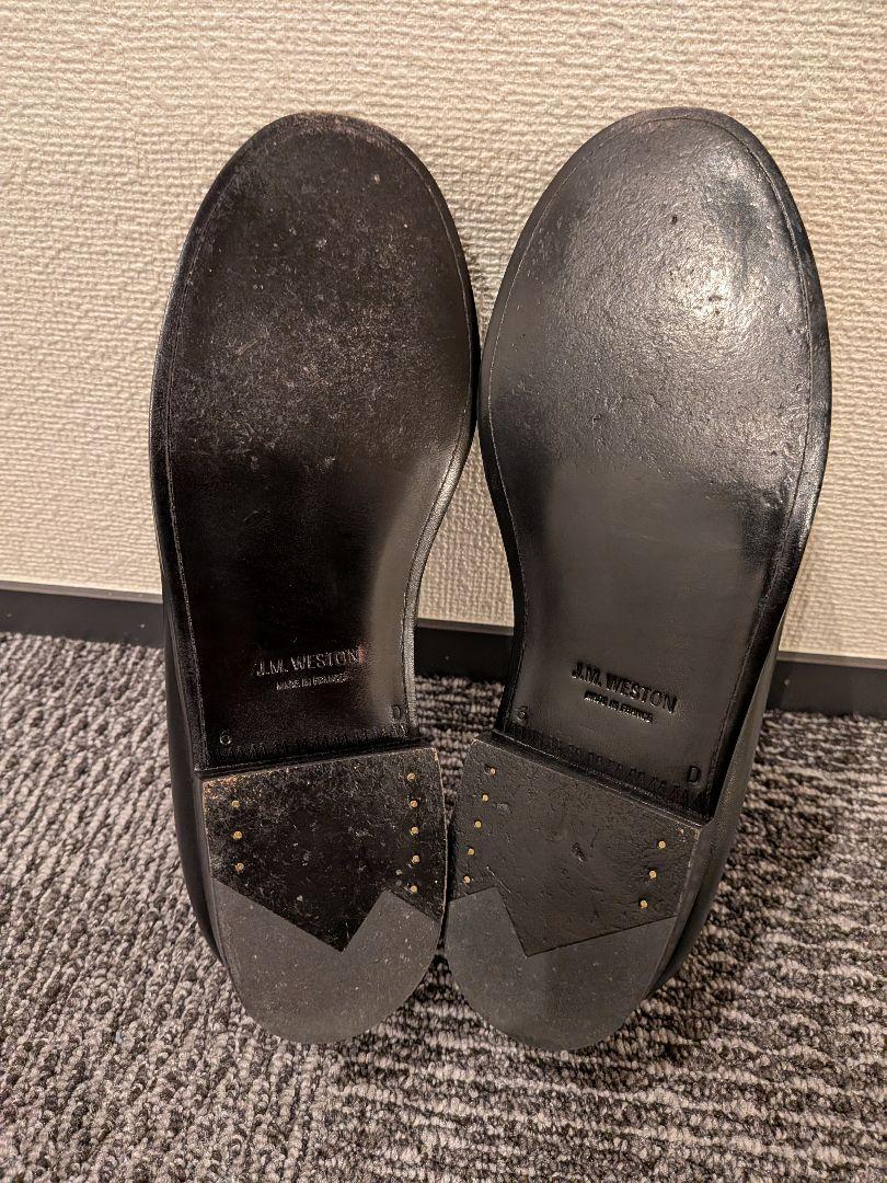 美品 JM WESTON 180シグニチャーローファー 6D ブラック
