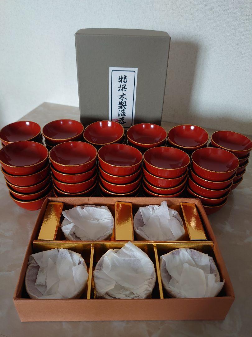 漆器 盃 おちょこ 酒器 60杯