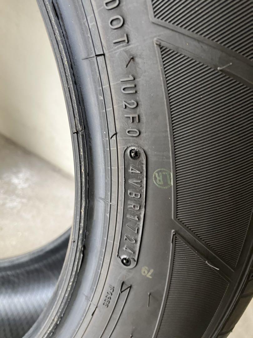 235/55R19 新車外し　ダンロップ　SPSPORTクラウン　RAV4