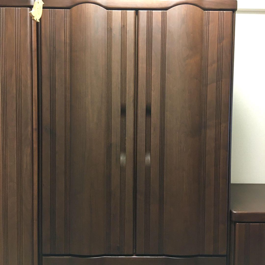 洋服たんす ウォルナット 桐/衣類収納 高級婚礼家具 画像3