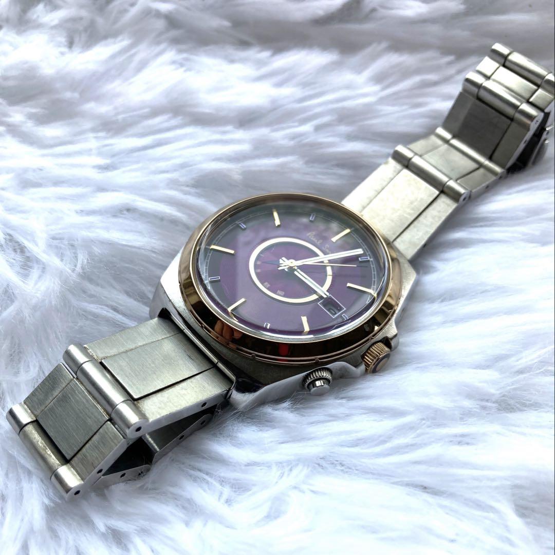 PaulSmith ポールスミス クローズドアイズ 電波ソーラー 腕時計