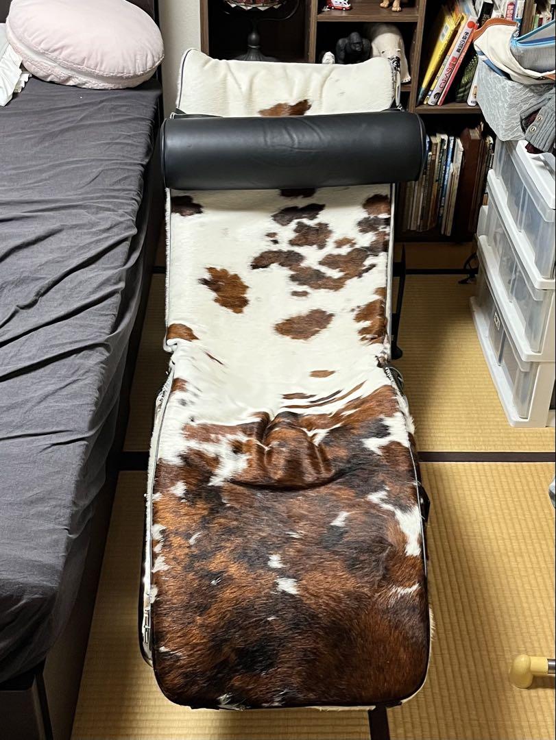 ルコルビュジエ LC4 シェーズロング ラウンジチェア ポニー柄リ