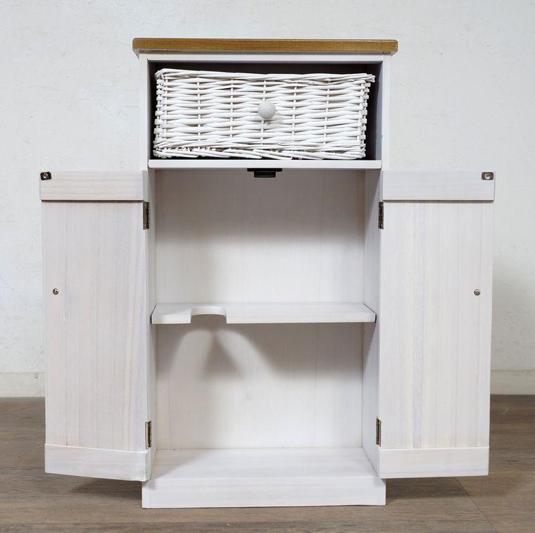 オレンジジュース　スリム　トイレラック　サニタリー収納　完成品