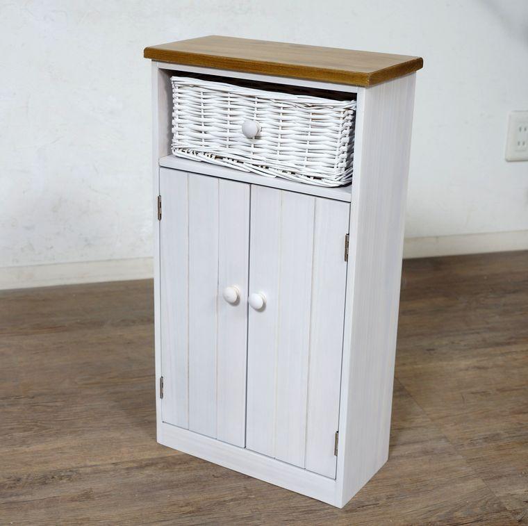 オレンジジュース　スリム　トイレラック　サニタリー収納　完成品