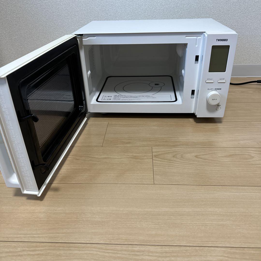 電子レンジ TWINBIRD センサー付フラット(18ℓ50/60hz)