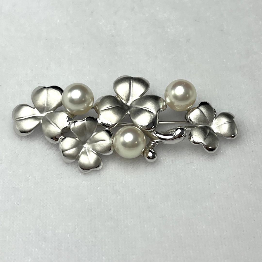 TASAKI アコヤ真珠 パール ブローチ 7.0mm silver - メルカリ