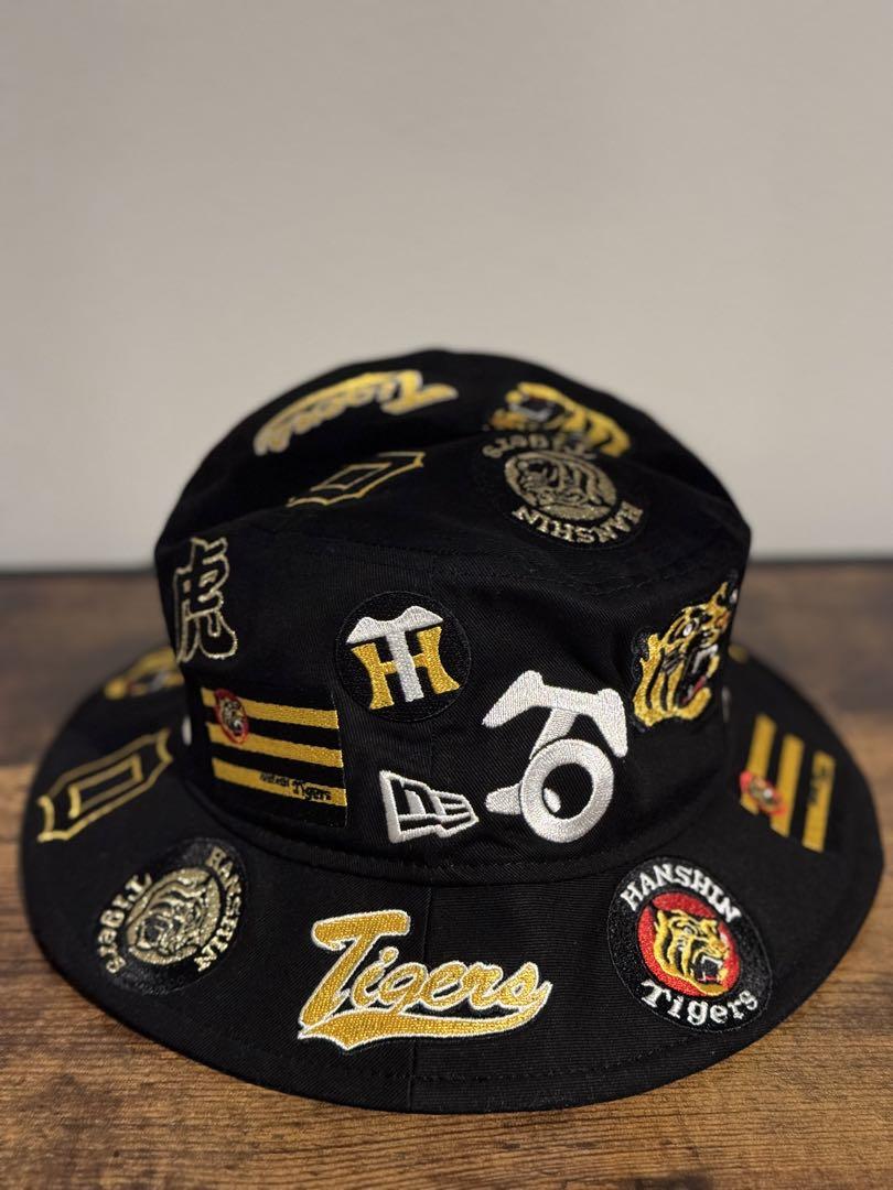 応援グッズ Bucket 01TIGERS 24 ALLOVER BLACK NEW ERA