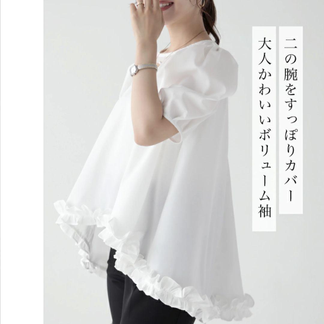 ビアズリー　裾フリルブラウス　新品未使用タグ付き LIVETART》裾フリルブラウス | BEARDSLEY(ビアズリー)レディース