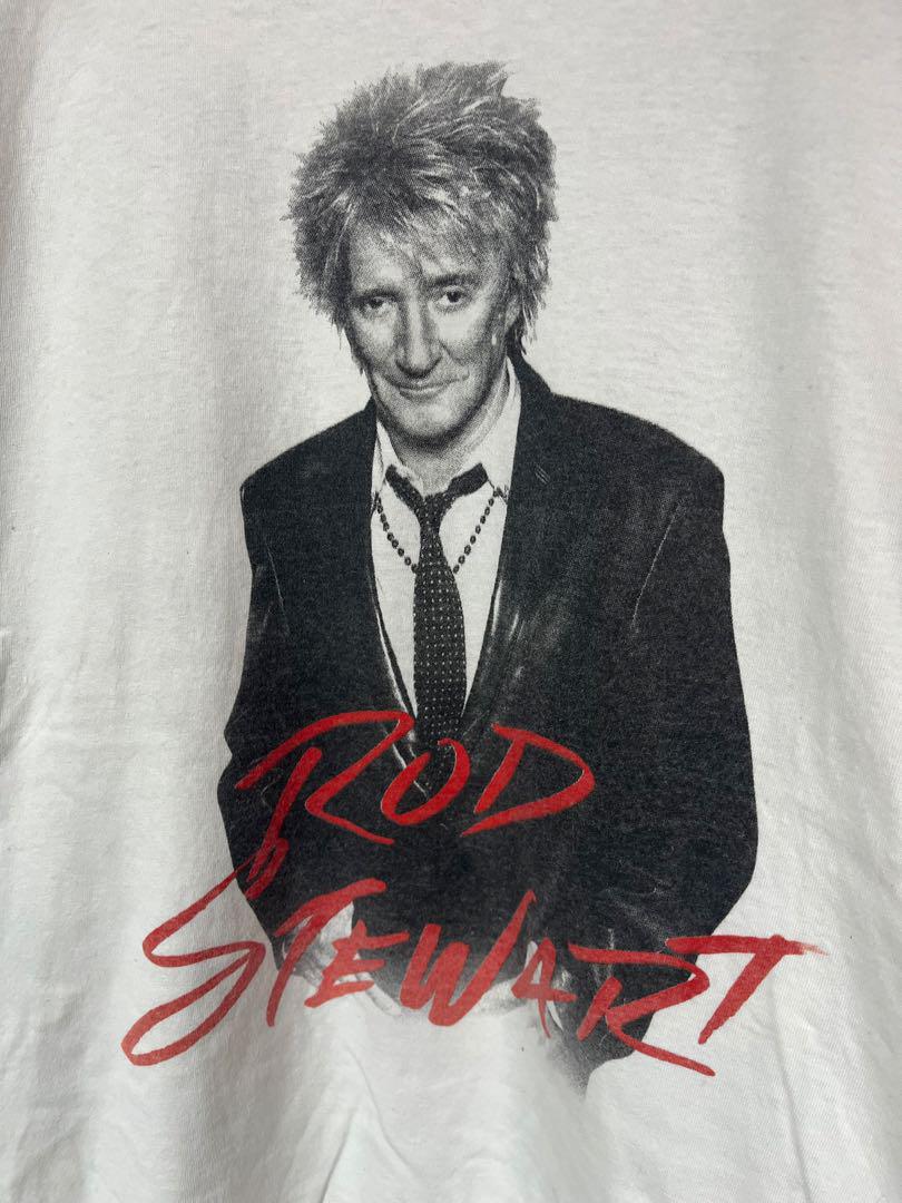 古着 ロッドスチュワート ラグランT プリントT バンドT シンディーローパー