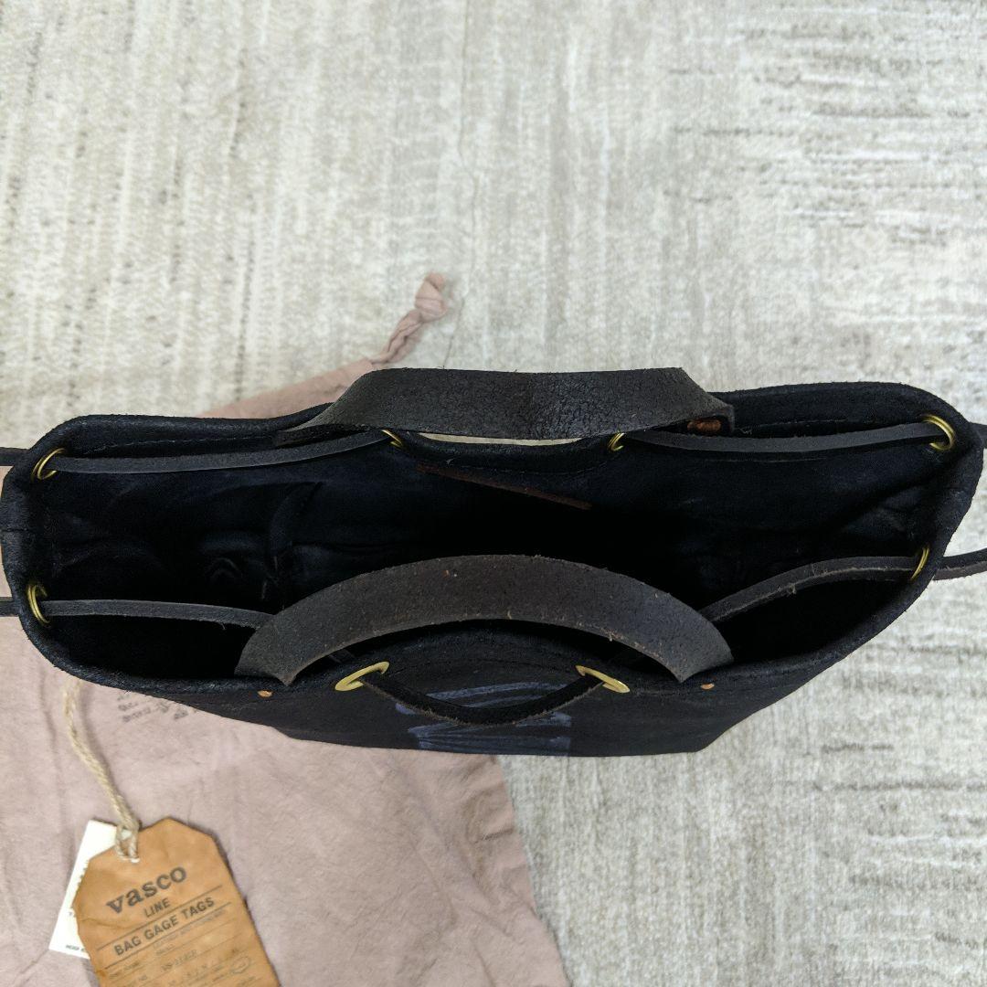 新品 vasco 限定品！墨黒 特殊レザー仕様