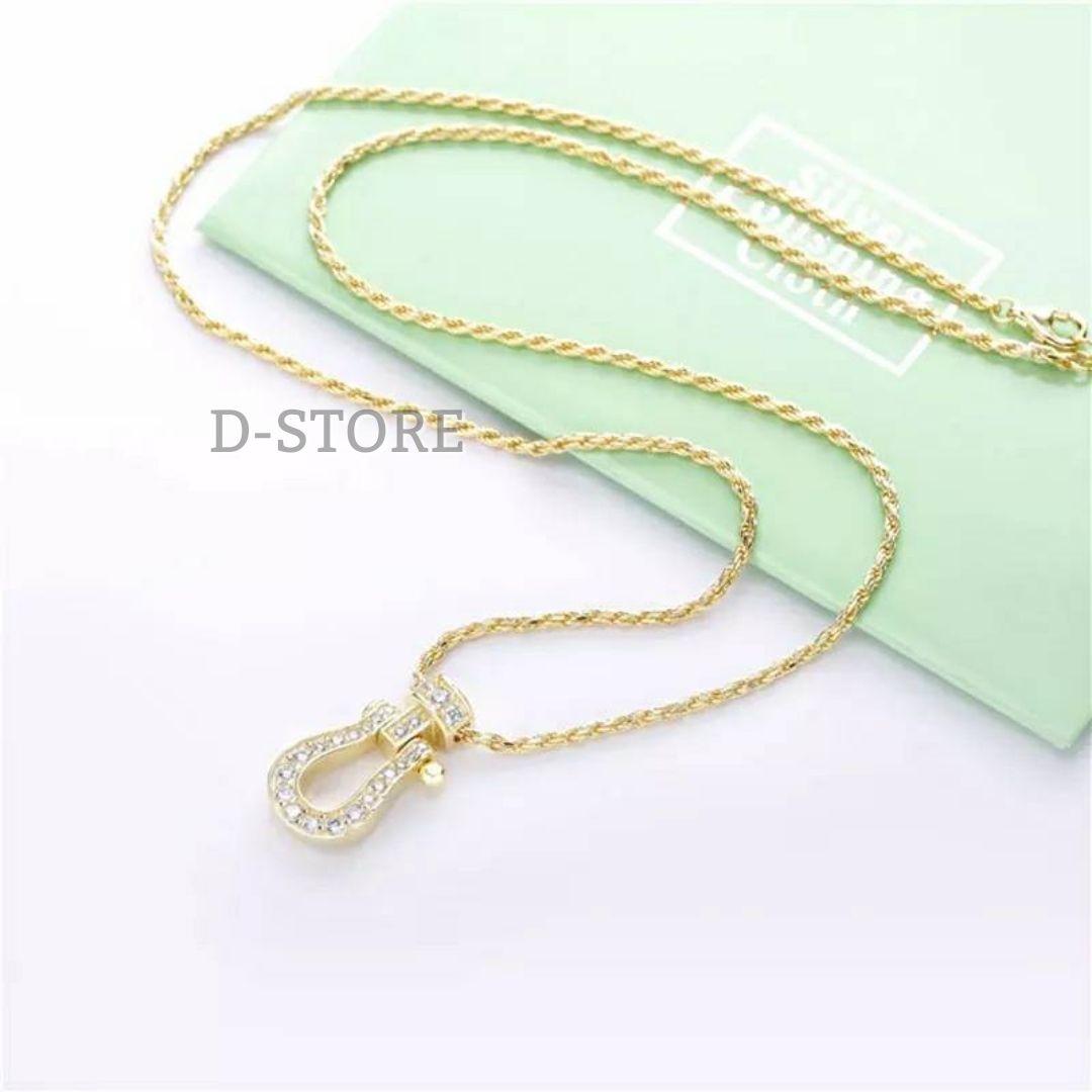 D-STORE ホースシューネックレス 18K GOLD plating