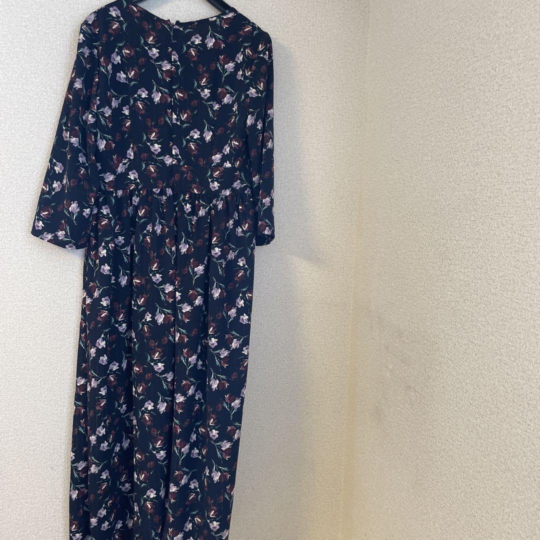 MEIL PARIS 新品 未使用 タグ付き 長袖ワンピース ネイビー
