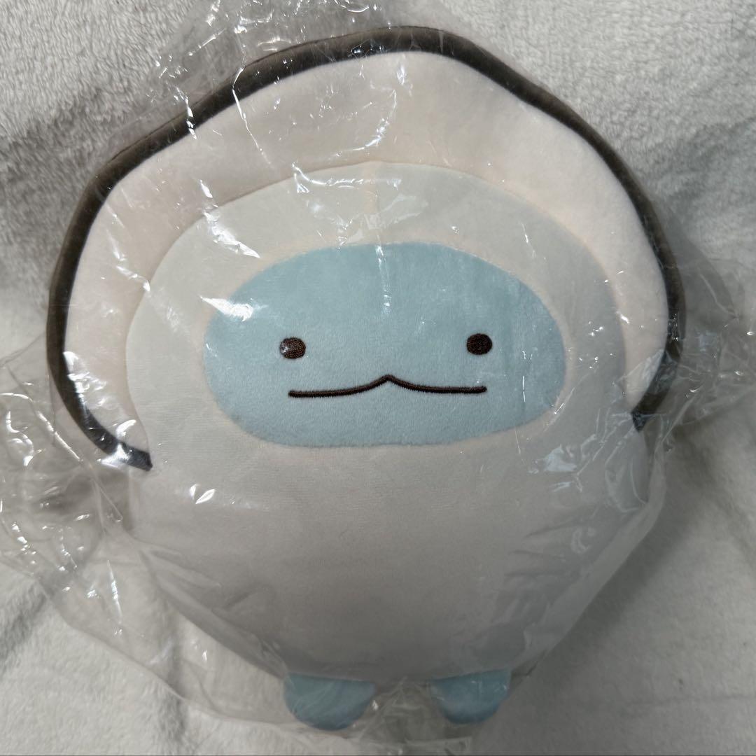 すみっコぐらし　水族館限定販売品　スーパーもちもち抱きぐるみ　トカゲ(カキ)