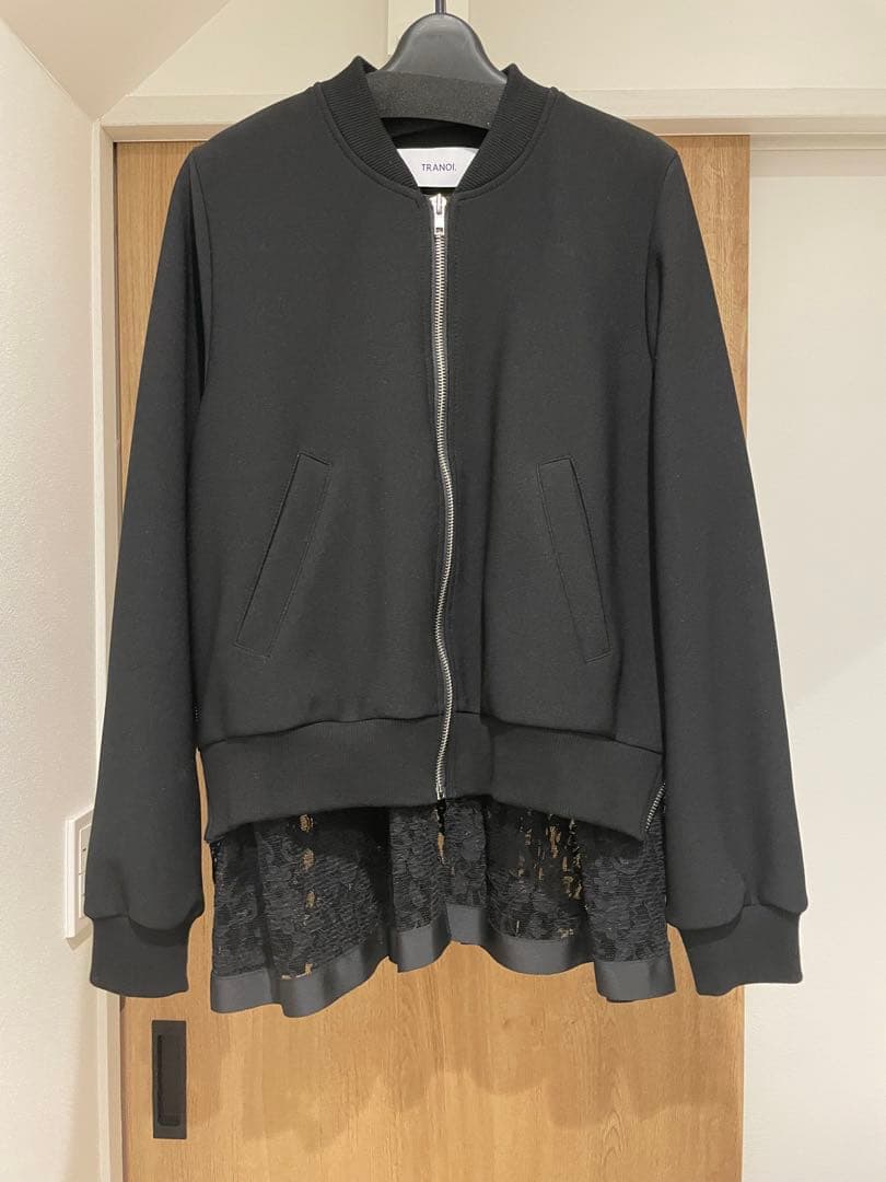 TRANOI. ボンディングレースライナーブルゾンFREE SIZE・TRANOI