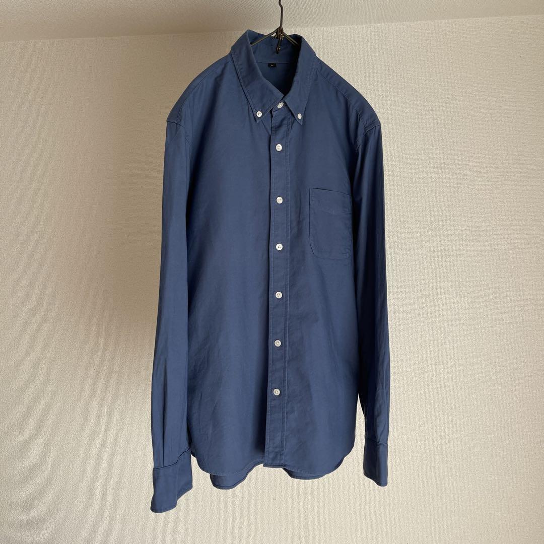 MUJI (無印良品) - 2783❤️ 無印良品 長袖ボタンシャツ L