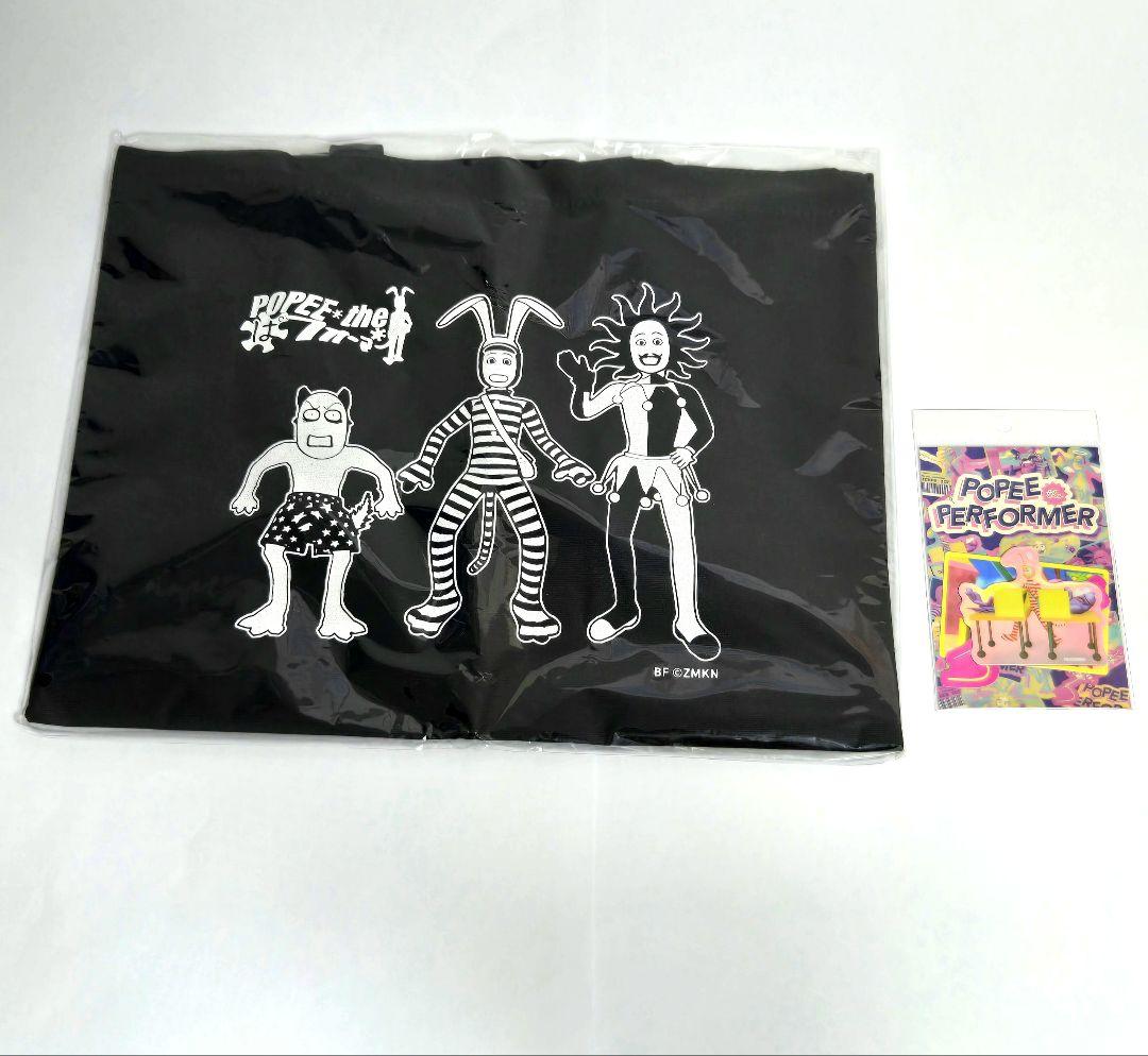 ポピーザぱフォーマー popeetheぱフォーマー トートバッグ　ステッカーTシャツ・アパレル