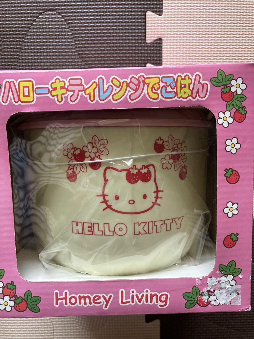 ハローキティレンジでごはんサンリオご飯いちごキティ未使用