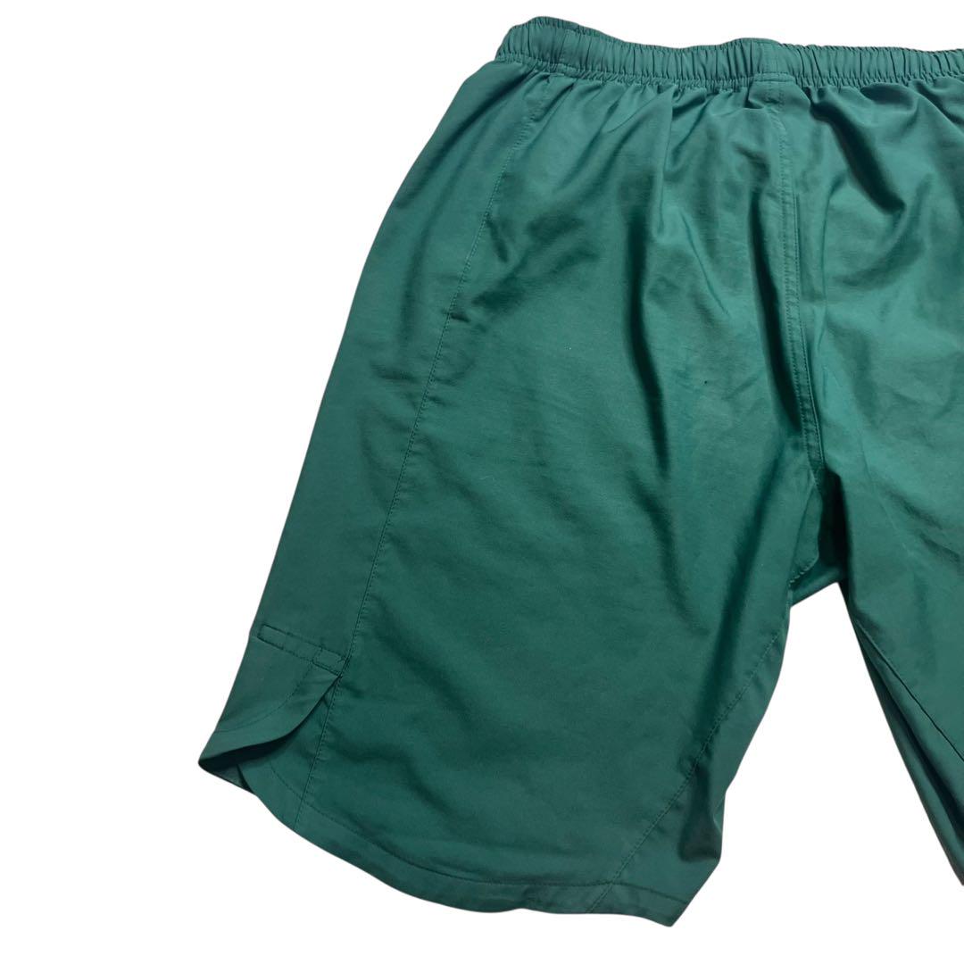 美品 ATHLETA アスレタ ハーフパンツ トレーニングウェア 緑 赤 XL