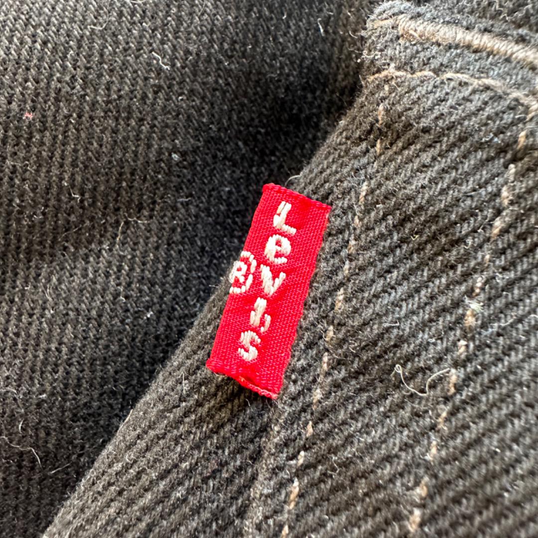 Japan Levi 美品 ブラックデニム リーバイス 505 W36 L30