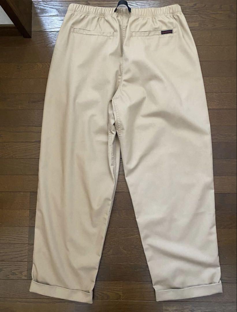 未使用品 GRAMICCI グラミチツイル タック チノ テーパードパンツ XL