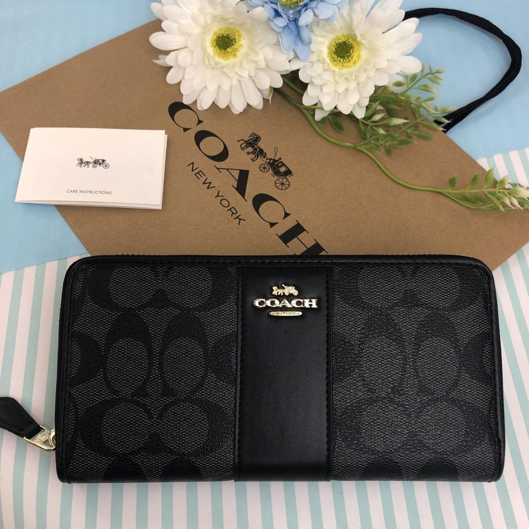 COACH コーチ ︎✿ブラック シグネチャー