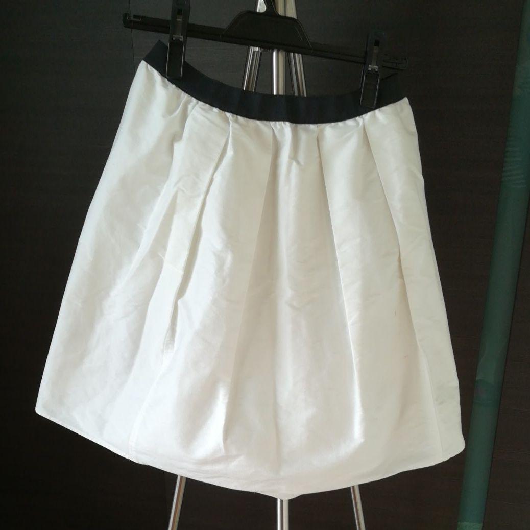 受注生産品】 ホワイトフレアスカート バルーンスカート pefindia.org