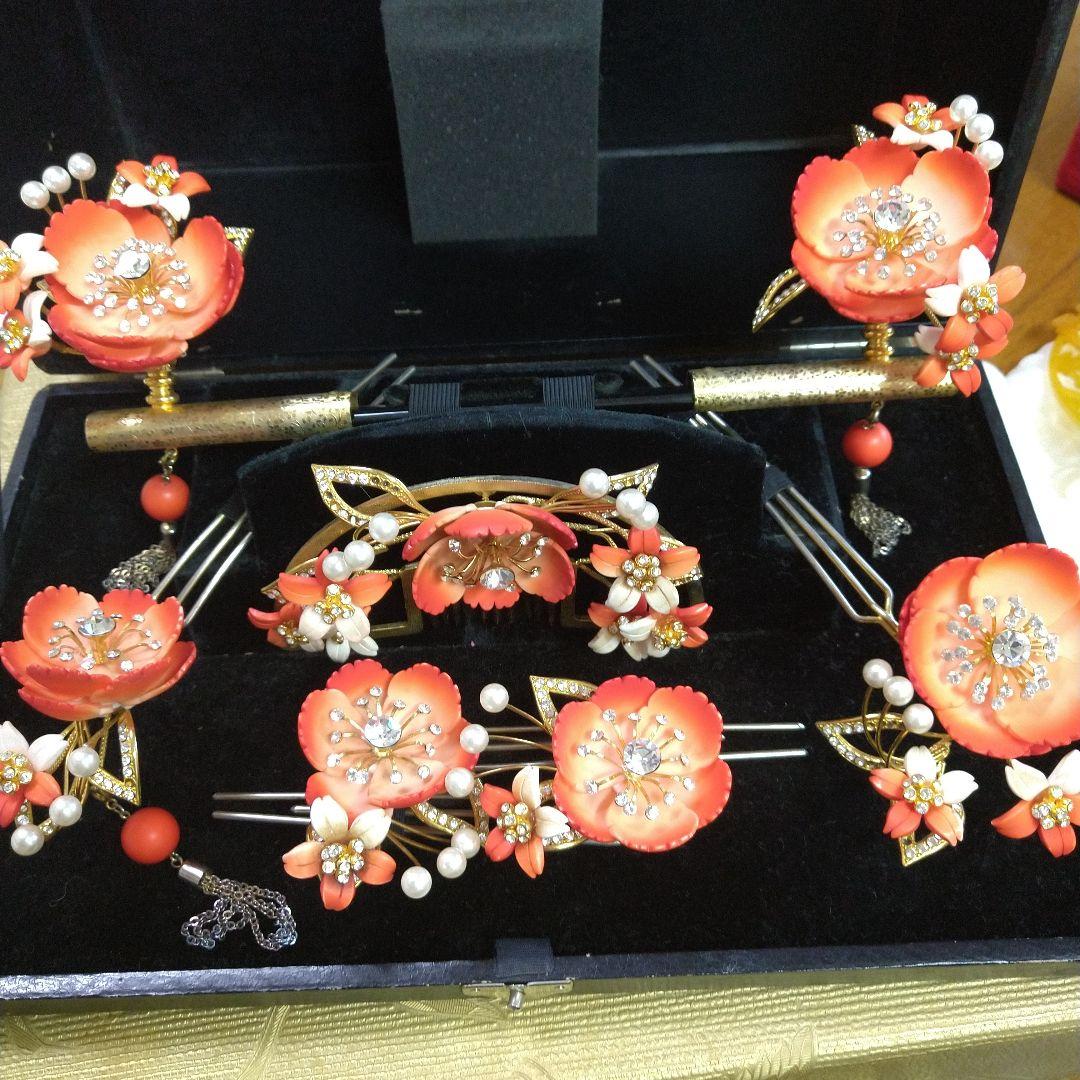 ④ 花嫁 日本髪 かつら こうがい 笄