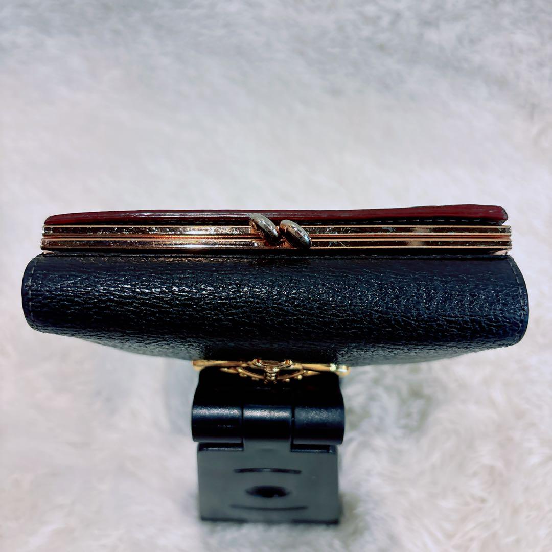 VivienneWestwood 三つ折財布 がま口財布 ブラック ビッグオーブ