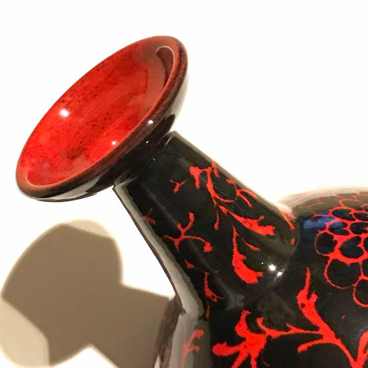 全国宅配無料 新品未使用品】花瓶 (イタリア製) 花瓶・フラワースタンド