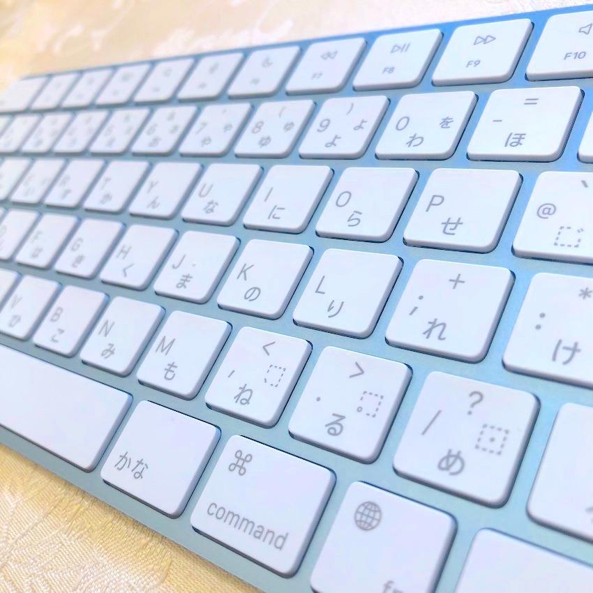 極上品 限定カラー ブルー APPLE MAGIC KEYBOARD JIS