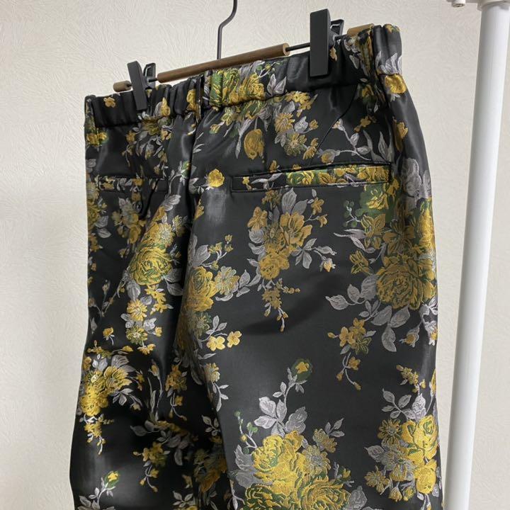 【セットアップ】HAREハレメンズ花柄ジャガードコート&パンツ(早い者勝ち) 通販激安で人気 新品未使用 HARE ハレ セットアップ メンズ 花柄 ジャガードコート パンツ ステンカラーコート