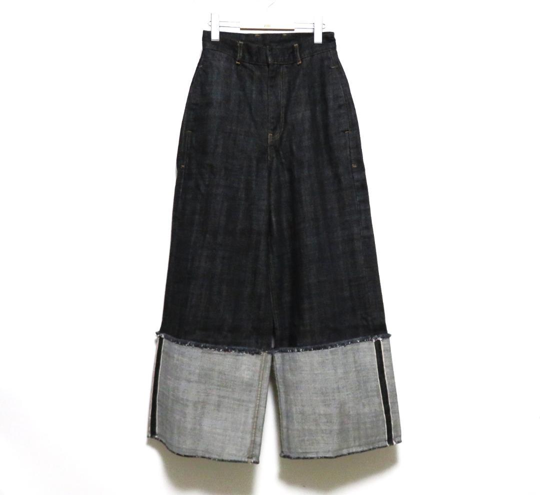 新品 LIVINGTONE DOLK Turn up long 34 XS