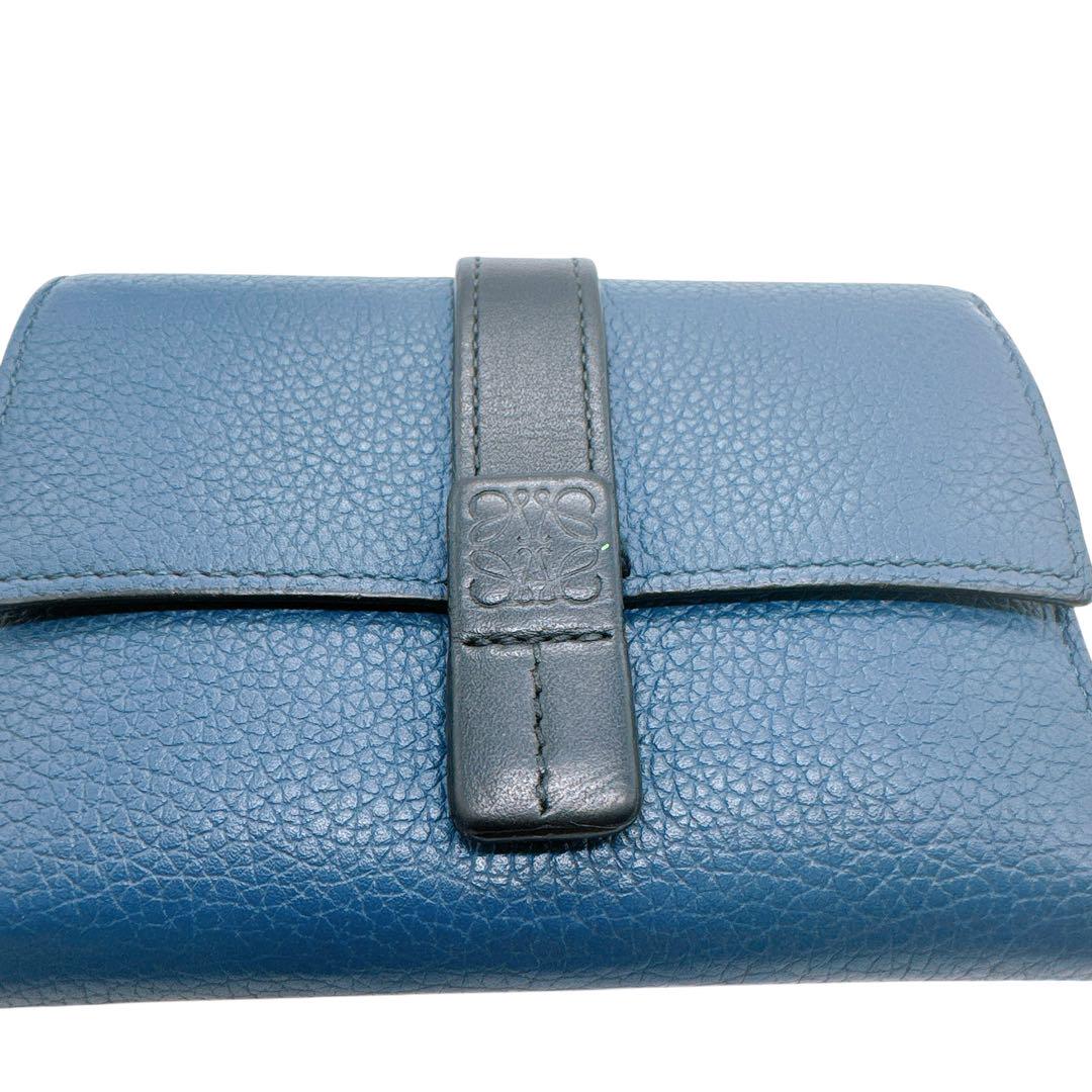 【LOEWE／ロエベ】レザー ミディアムバーティカル ウォレット 良品【LOEWE／ロエベ】レザー ミディアムバーティカル ウォレット