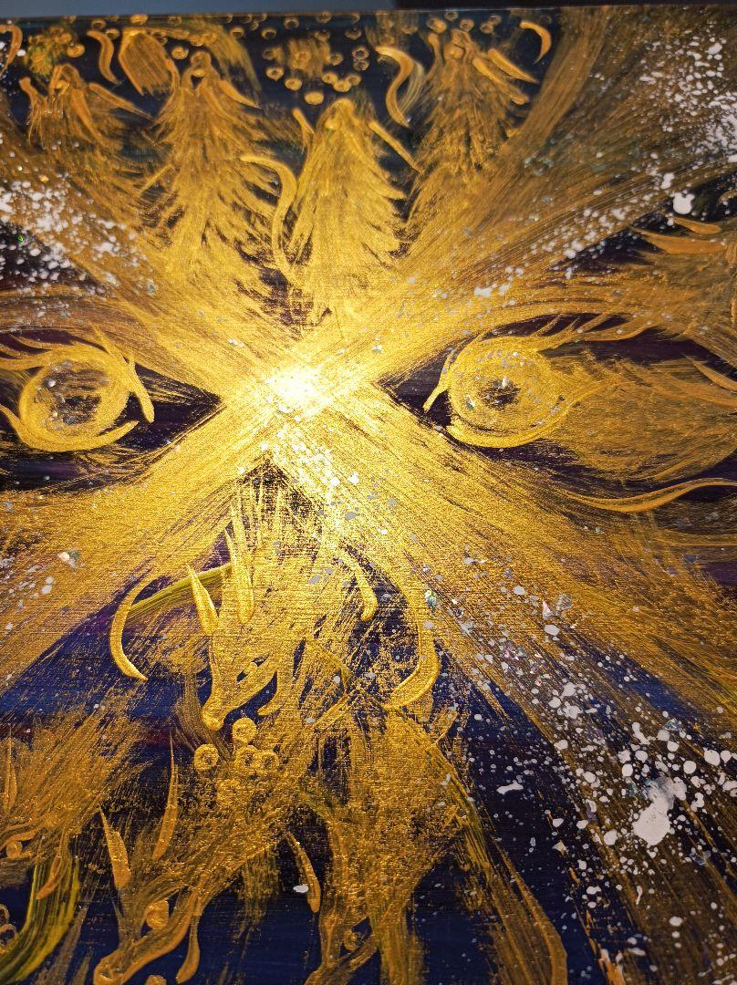 開運絵画　❀宇宙金龍金爆金スピード❀覚醒