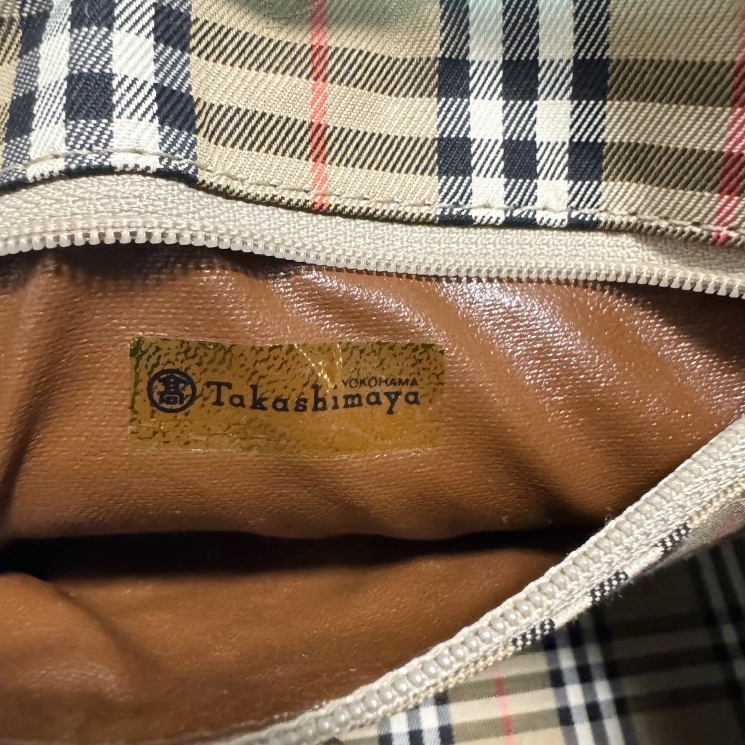 【極美品】BURBERRY バーバリー ミニボストンバッグ ノバチェック