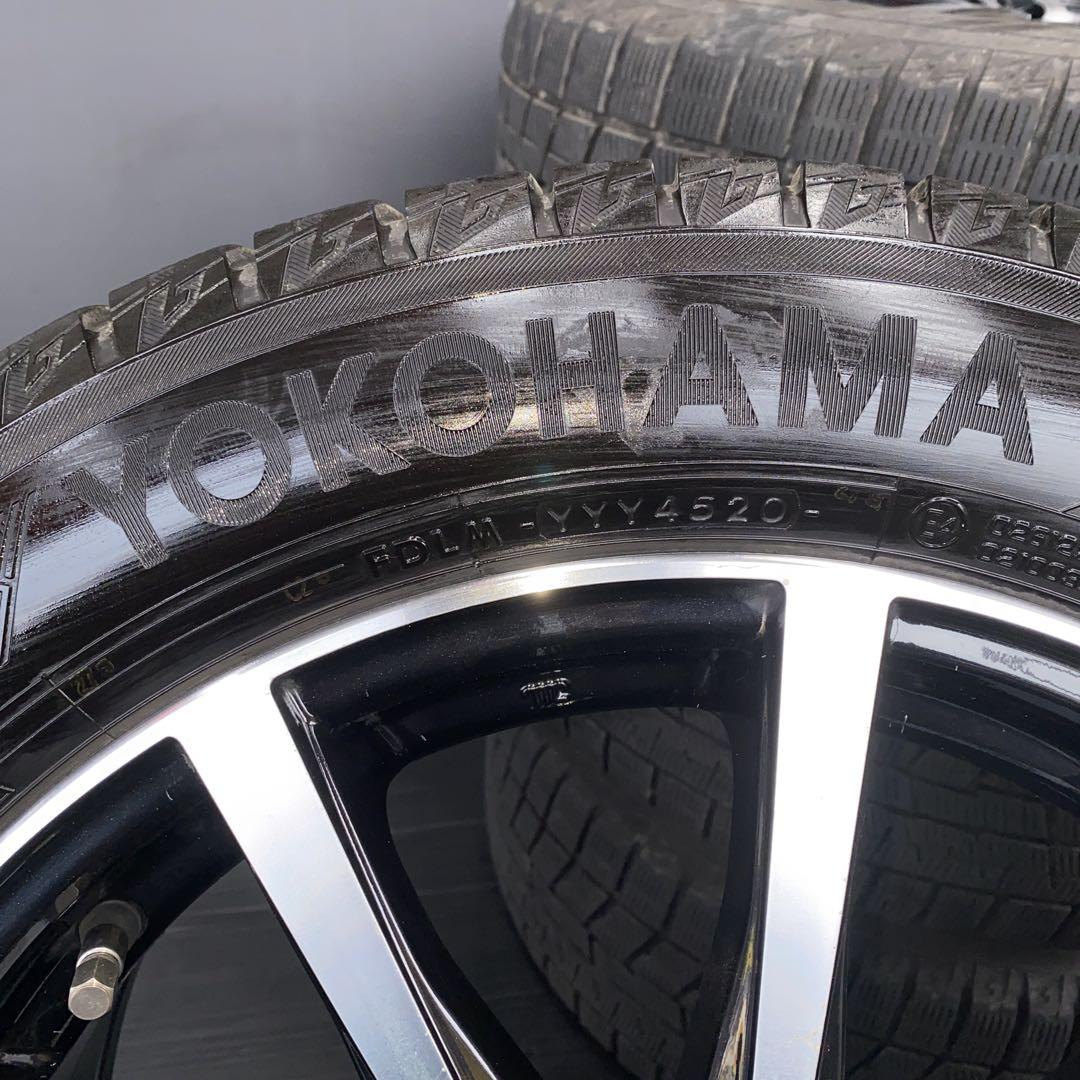 溝あり‼️ヨコハマスタッドレスセット2020年製215/55R17 オデッセイ等